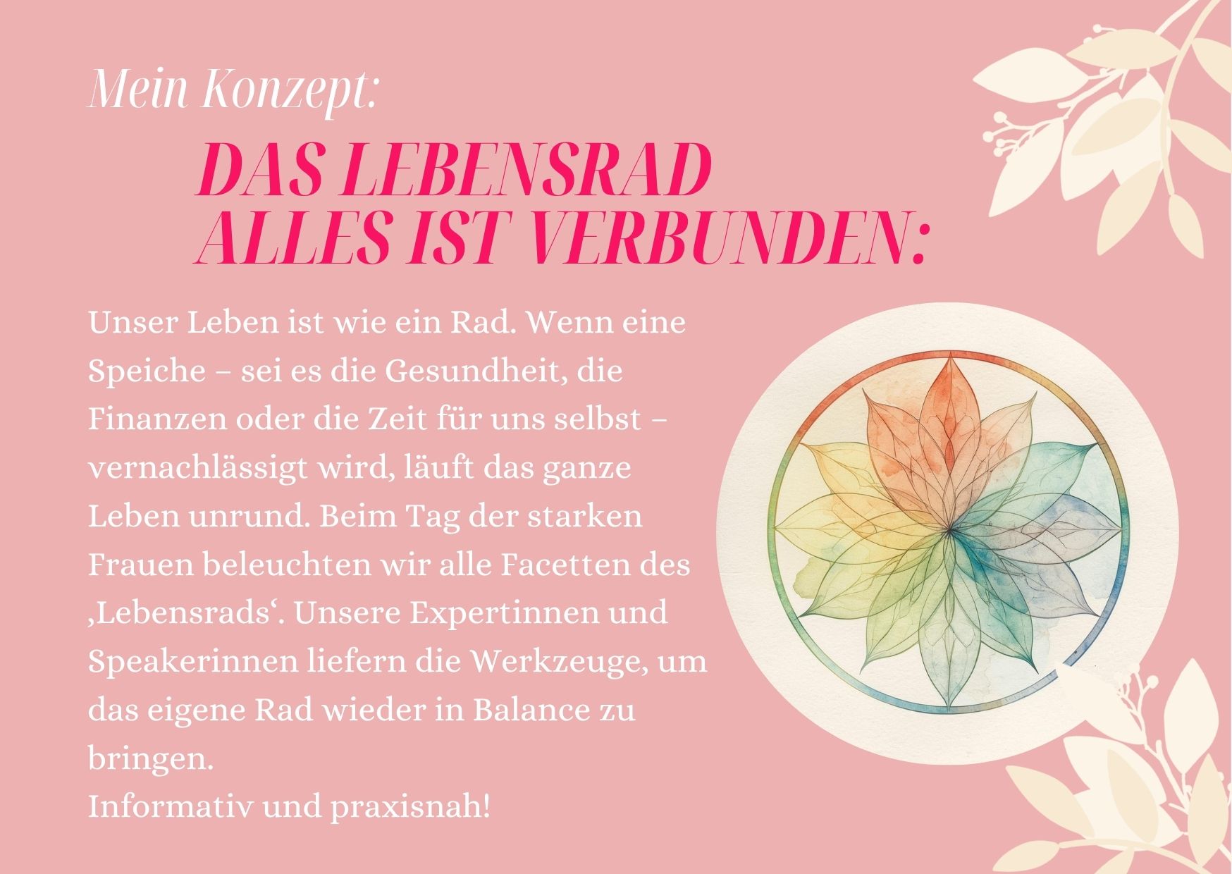 Das Lebensrad – Konzept